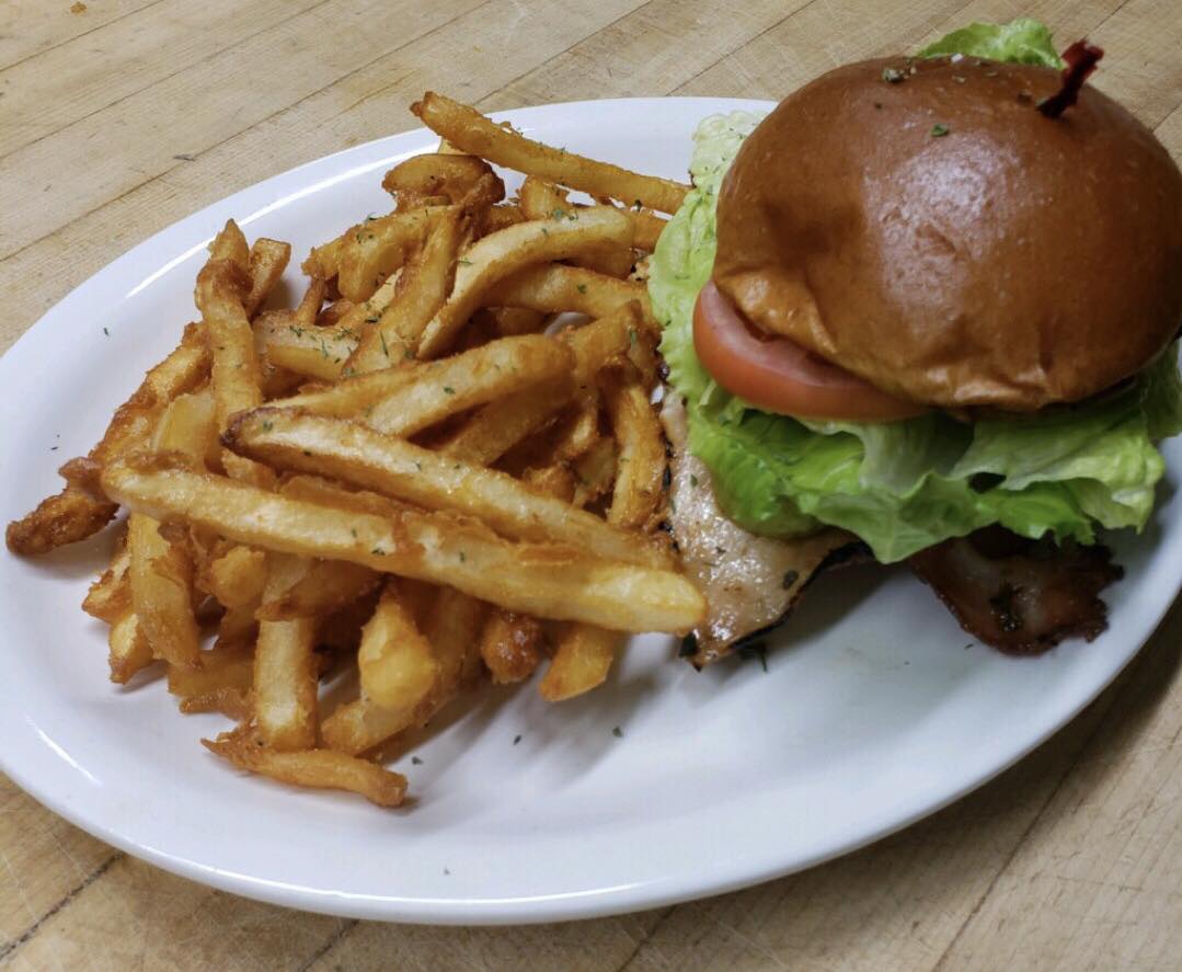 Don't forget to try a delicious burger at Eddies